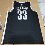 Maillot de Basket #33 Glaxton Brooklyn Nets Noir 75th anniversary